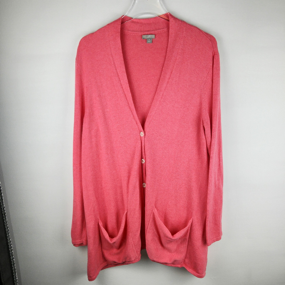 J. Jill Button Front Cardigan Sweater